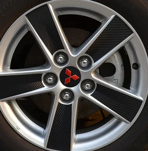 

XZ-21 case for mitsubishi lancer EX Wheel Hub sticker car accessories decoration car styling