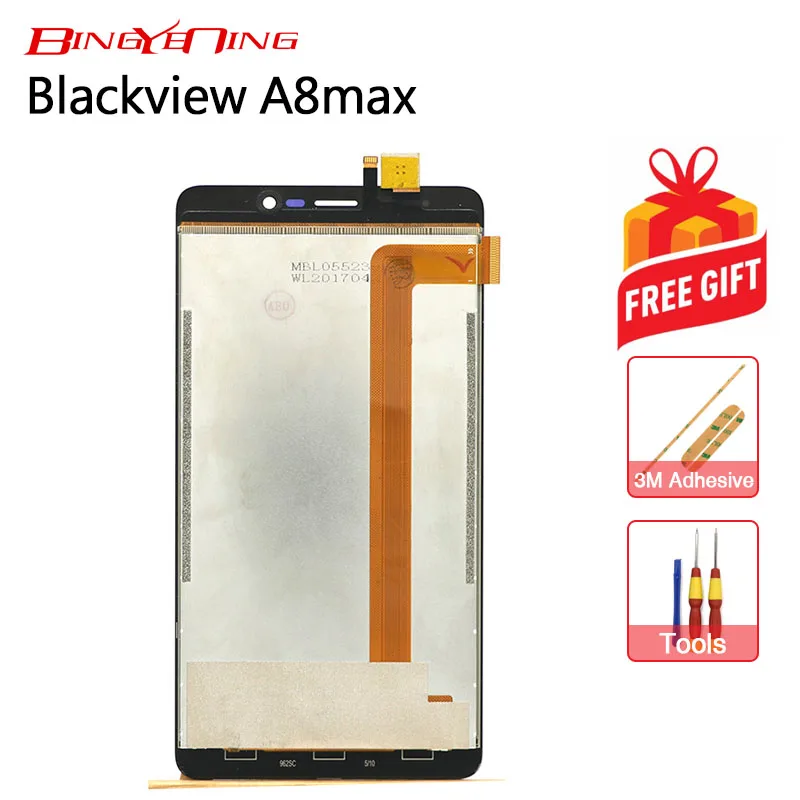 BingYeNIing новый оригинальный для Blackview A8 Max сенсорный экран + ЖК-дисплей в сборе
