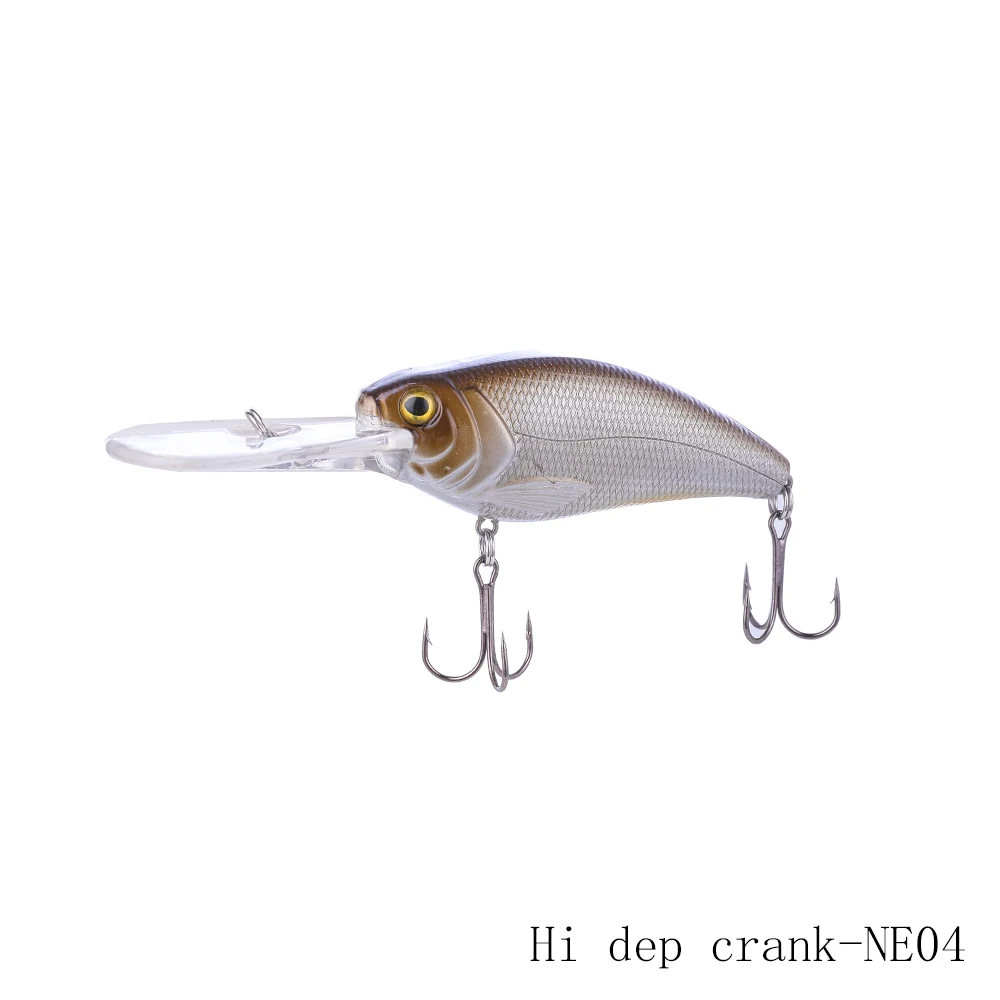 Makebass 2.95in0.79oz рыболовные приманки для моря Дайвинг Crankbait искусственная Pesca плавающая твердая приманка Воблер для мелкой рыбы приманка рыболовные снасти - Цвет: Hi baby crank 75NE04