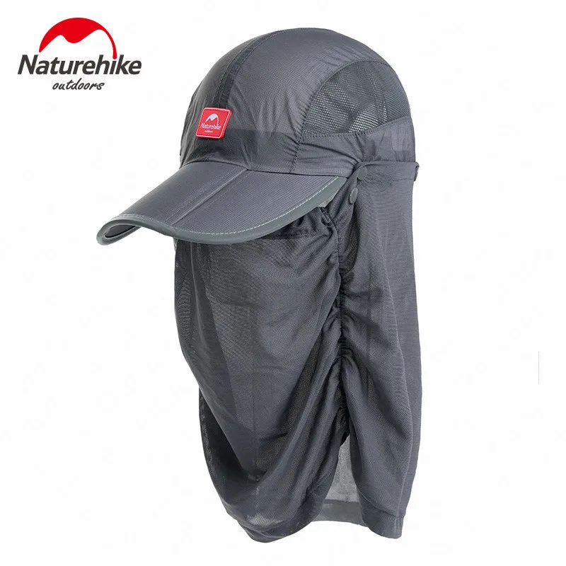 

Naturehike Outdoor Hiking Hat with Veil Breathable Summer Ultraviolet-proof Fishing Hat Anti-mosquito Neck Cover Hiking Travel