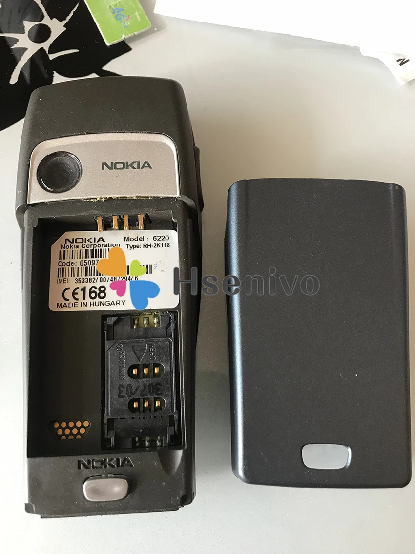 6220 100% оригинальный Nokia восстановленные разблокированные телефоны мобильный телефон 6220 Бесплатная доставка