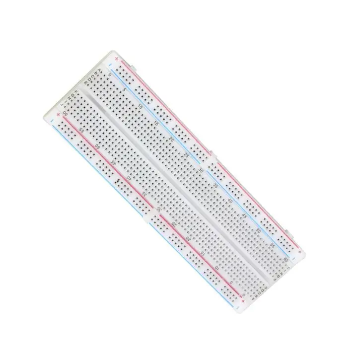 MB-102 Плата расширения DIY эксперимент плата универсальная плата 830 отверстие макет белый красный и синий линии терминал полосы