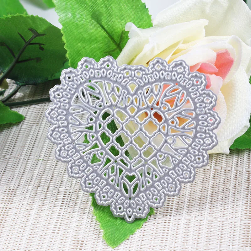 Сердце любовь формы металла резки штампы Трафаретный Скрапбукинг DIY 3D ремесло