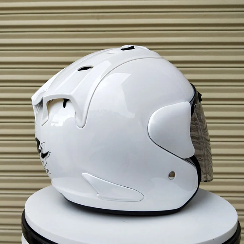 Спортивные белые шлемы мотоциклетный шлем для женщин светильник цельный литой горная дорога полушлем