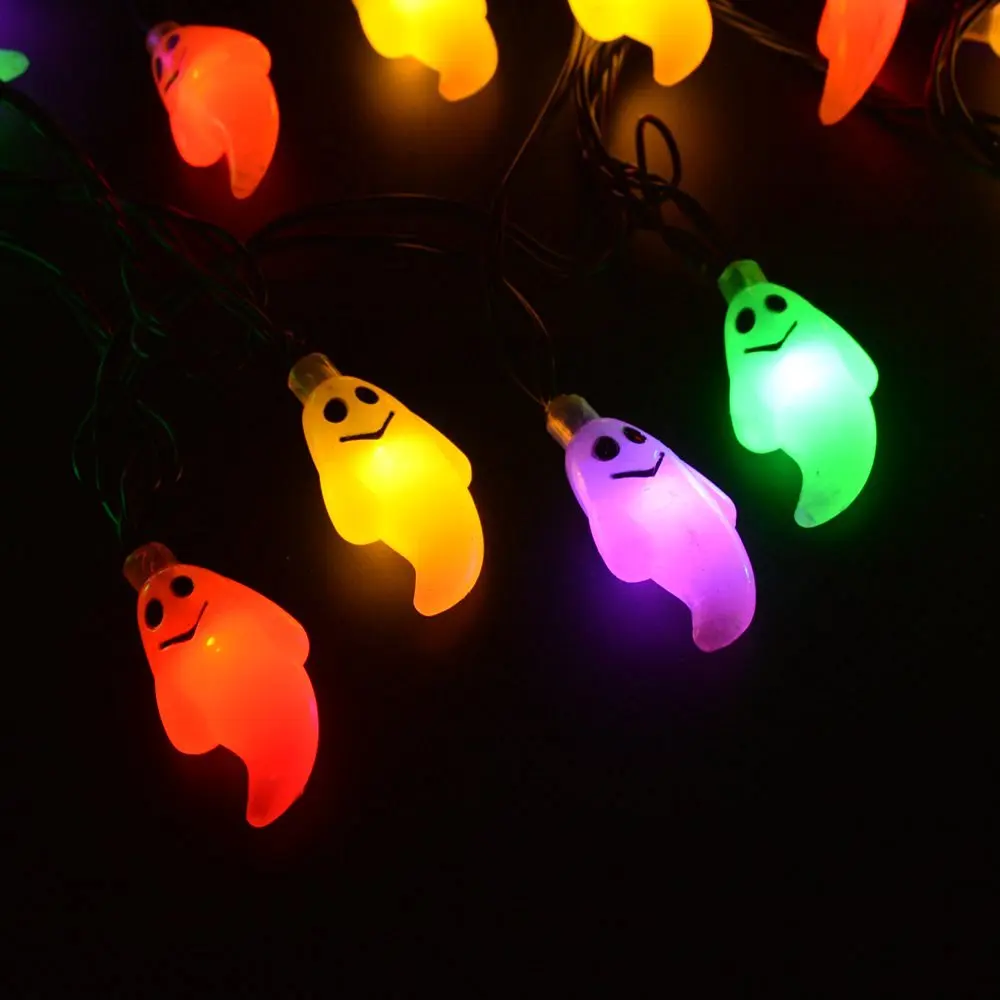 Halloween led string Light 4M 20Leds RGB Ghost Waterproof holiday led