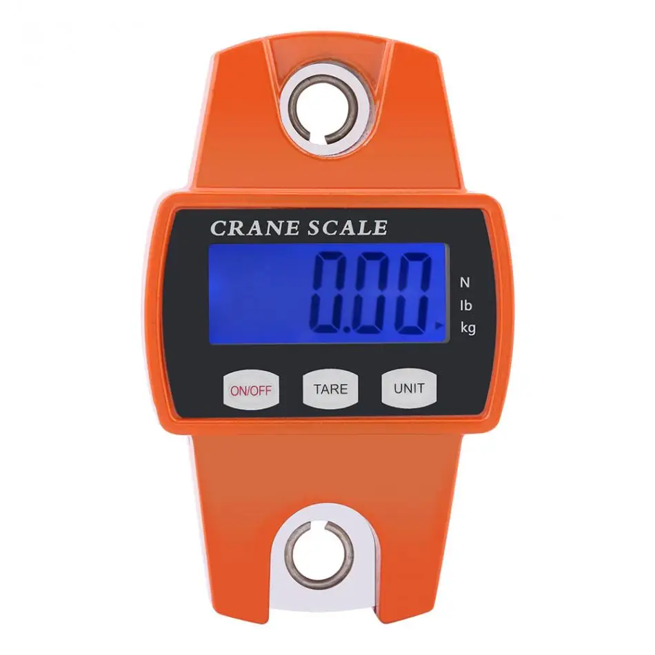 Весы Цифровые портативные с ЖК дисплеем 300 кг 1 шт.|hanging scale|scale 300kghanging weight scale |