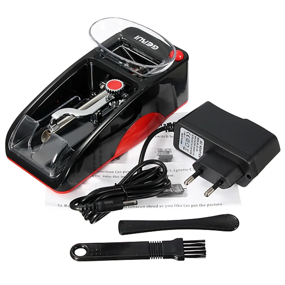 1pc Cigarette Tobacco Electric Cigarette Rolling Machine Red or blue