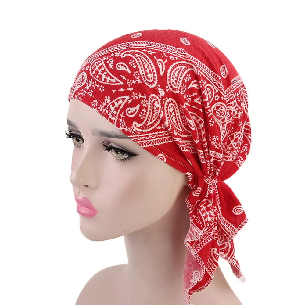 

2019 new Women's Indian Hat Muslim Ruffled Cancer Makeup Cap Peas Scarf Cancer Chemo Hat Beanie Scarf Turban Head Wrap Cap 4.15