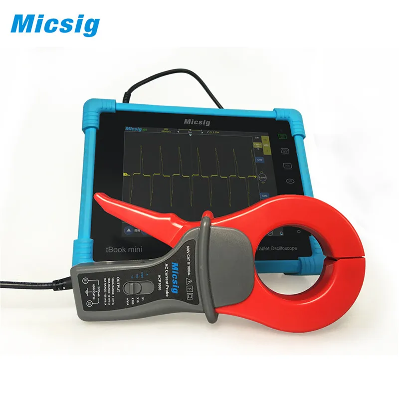 

High quality and New arrival Micsig oscilloscope AC current probe 100KHz AC 1000A current measurement ACP1000