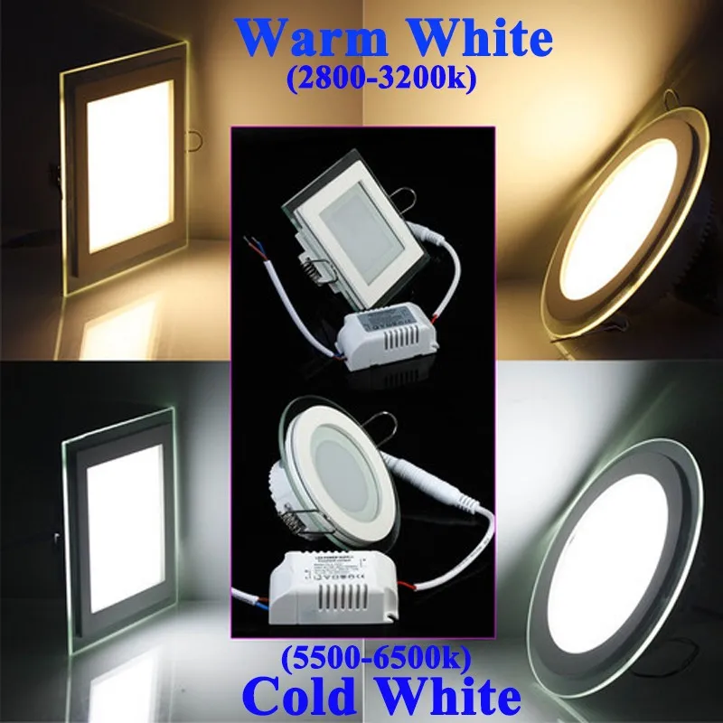 2PCS-9W-15W-Warm-White-Cool-White-High-Brightness-85-265V-LED-Ceiling-Light-Down-Light