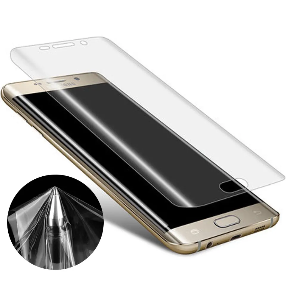 

3D Full Curved Soft Screen Protecor For Samsung Galaxy S7 S6 Edge S8 Plus Note 8 Flim PET Phone Cases ( Not Tempered Glass ) Bag