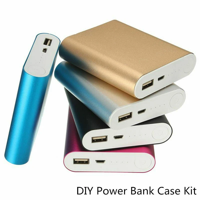 

Power Bank Case 4×18650 Battery Holder For Mobile Phone Charger Box DIY Kit 18650 USB Charging Storage Shell For Xiaomi