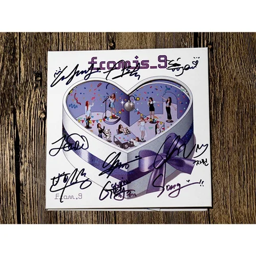 Подпись fromis_9 fromis9 с автографом на одно From.9 альбом компакт-дисков/kihno K-POP - Цвет: CD version