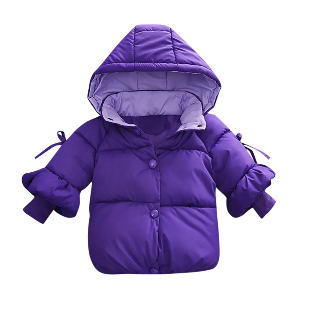 Новая модная зимняя теплая куртка на молнии, пальто для девочек, детский светильник, дышащая теплая плотная верхняя одежда с капюшоном
