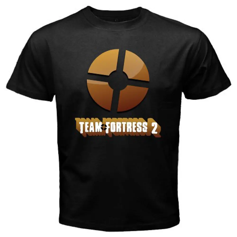 Новая команда Fortress 2 видео игра мужская черная футболка Размер S до 3XL забавная 100%