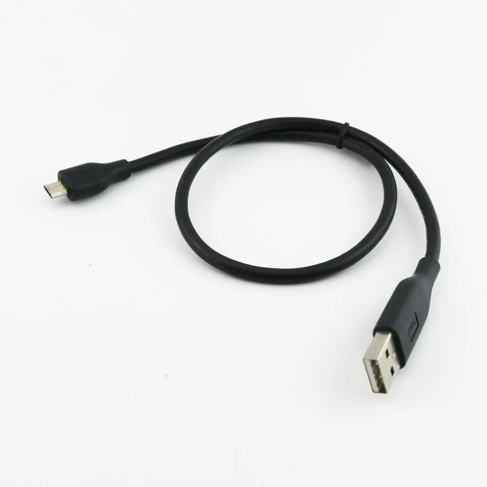 10x USB 2,0 мужчина к Micro 5 штекер разъем Синхронизации Данных Соединительный кабель для зарядки шнура 50 см/1.5ft черный