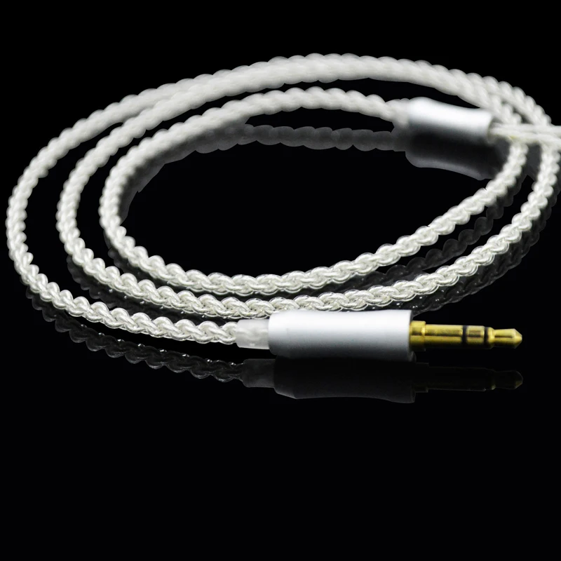 

4 Strands 76 Cores Earphone MMCX Cable for Shure SE215 A2DC Ls50 IE80 Im50 Im70 0.78mm for Weston TFZ W4r TF10 TF15 with mic