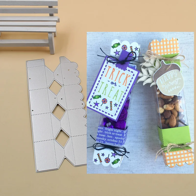 

Storage Box Metal Cutting Dies Stencils for DIY Scrapbook Photo Album Paper Card Decorative Craft Embossing Die