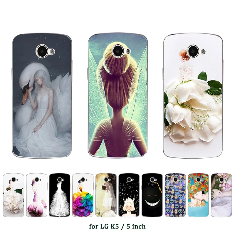 

for LG K5 Case Cover Soft TPU Silicone Cover Coque Clear Cases Marriage Printed Mobile Phone Bag for LG k5 K 5 X220ds Fundas