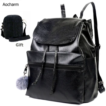 

PU Leather Backpack Women Anti Theft Backpack Backpack For Girls Ladies Female Bag Feminina Backpacks Back Pack Casual
