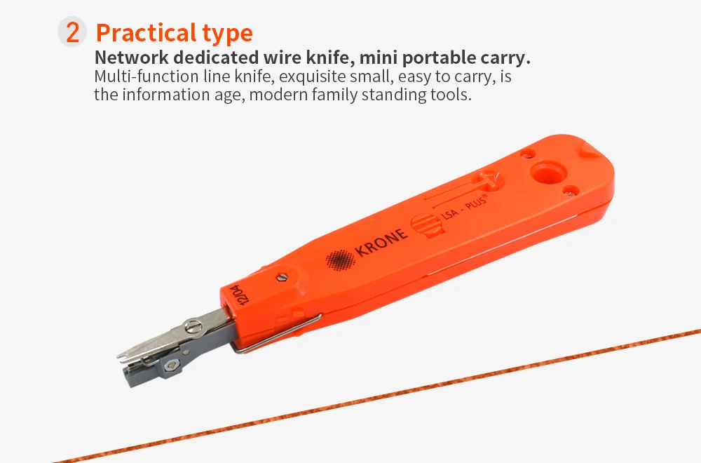 10 шт. красный Krone Lsa-plus телекоммуникационный телефонный кабель RJ11 RJ45 перфоратор сеть набор инструментов Профессиональный