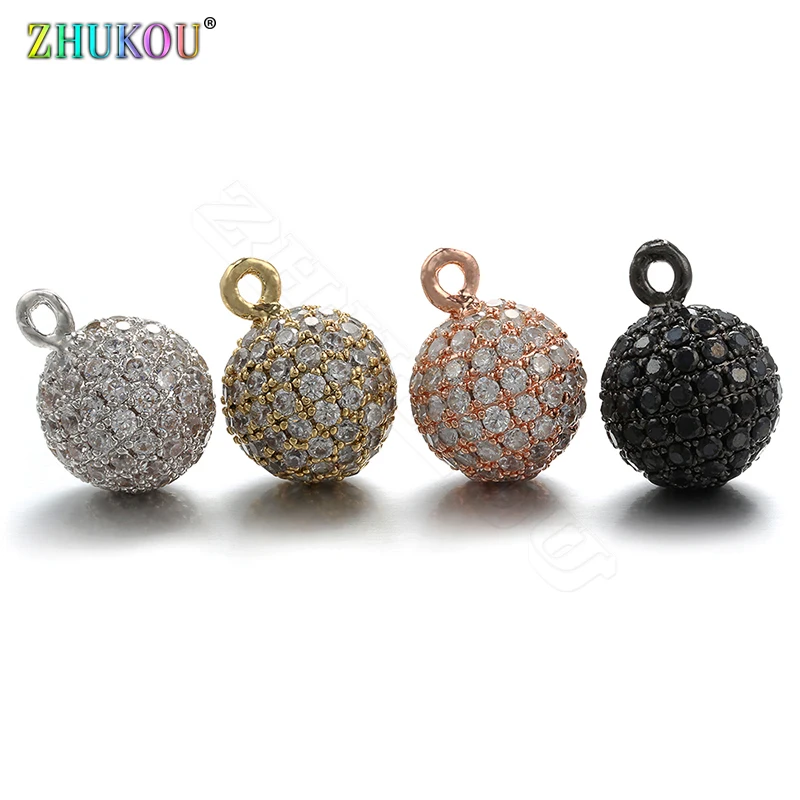 ZHUKOU 10x14 мм круглые геометрические Подвески для изготовления ювелирных изделий