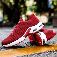Men/Women Running Shoes New Fly Knit Air Breathable Outdoor Sports Tennis Jogging Althletic Trainers Sneakers hot sneakers men and woman rapid response boa lacing system men sports shoes breathable mesh running for women trainers jogging