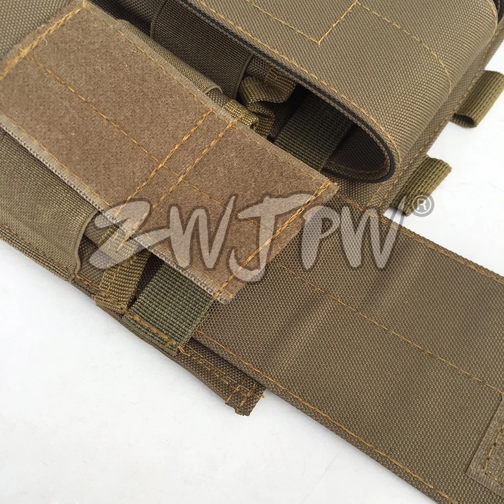 Армии США Военная Униформа M4 три 3 ячейки патроны клип сумка боеприпасов Вышивка Крестом Пакет волк коричневый Цвет США/104104