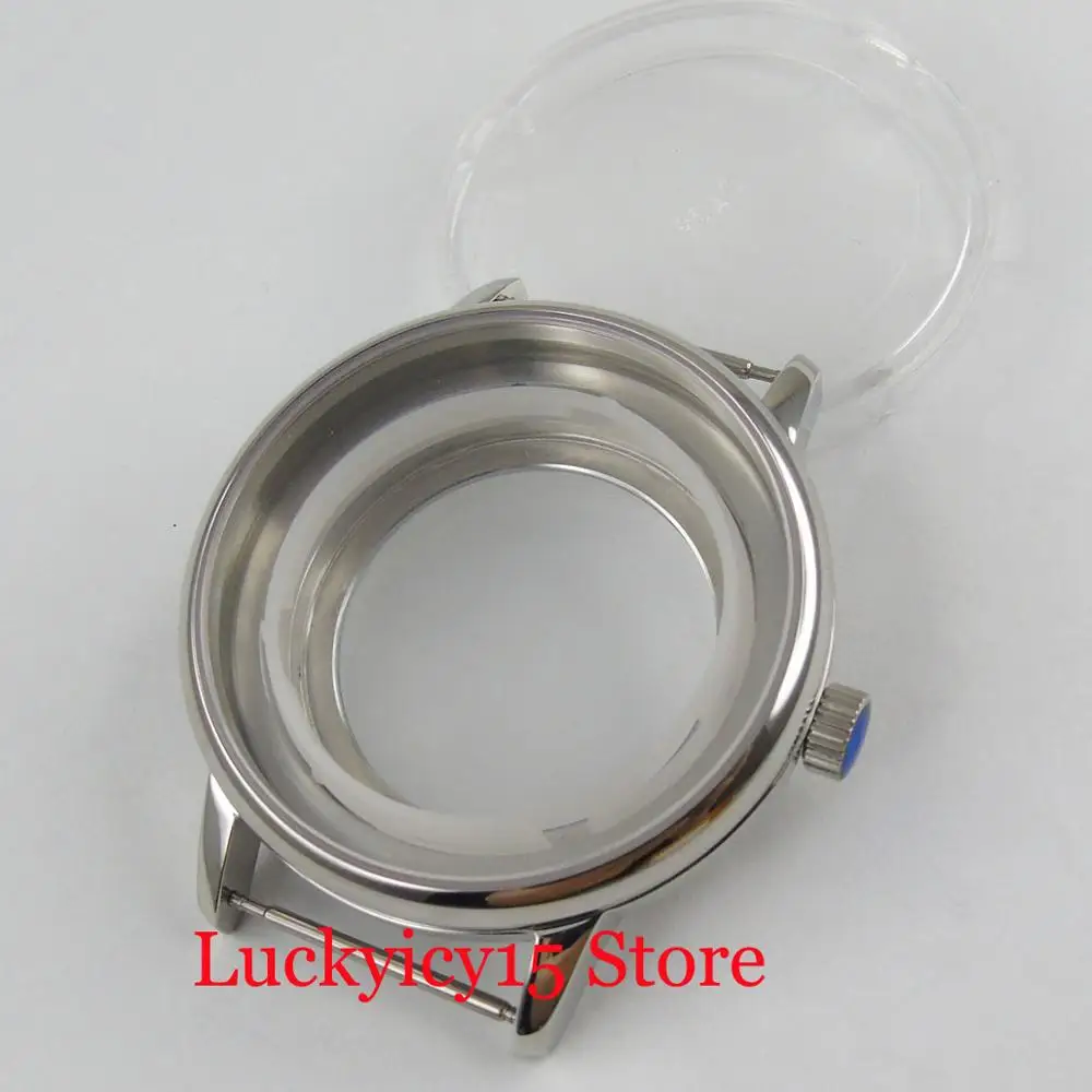 

40mm Stainless Steel Polished Watch Case Fit for ETA 2836 MIYOTA Movement
