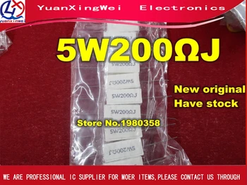 

Free shipping 10pcs Ceramic Cement Resistor 5W200RJ 5W 200 ohm 200R Cement Resistance