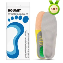 Soumit EVA стельки для поддержки стопы, спортивные стельки для мужчин и женщин, Подошвенный Фасциит, облегчающая боль, стельки для обуви, дезодорирующие стельки