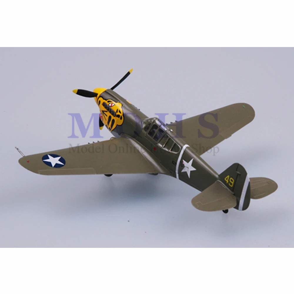 Легкая модель 37272 1/72 Сборная P40 P40E Готовая самолета в масштабе Warbird США ВВС 343| |