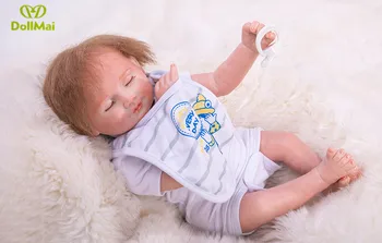 

Cute reborn baby dolls 50cm cloth body silicone reborn baby dolls toys for child gift Bebes reborn realista bonecas
