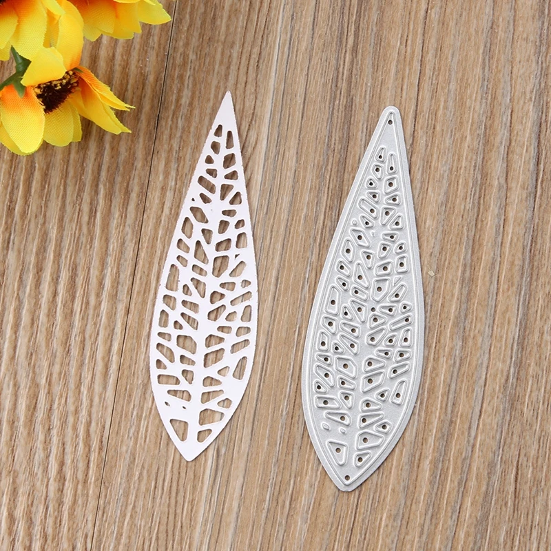 

Long Leaf Metal Cutting Dies Stencils For Card Making Decorative Embossing Suit Paper Cards Stamp DIY Dies Scrapbooking New 2019
