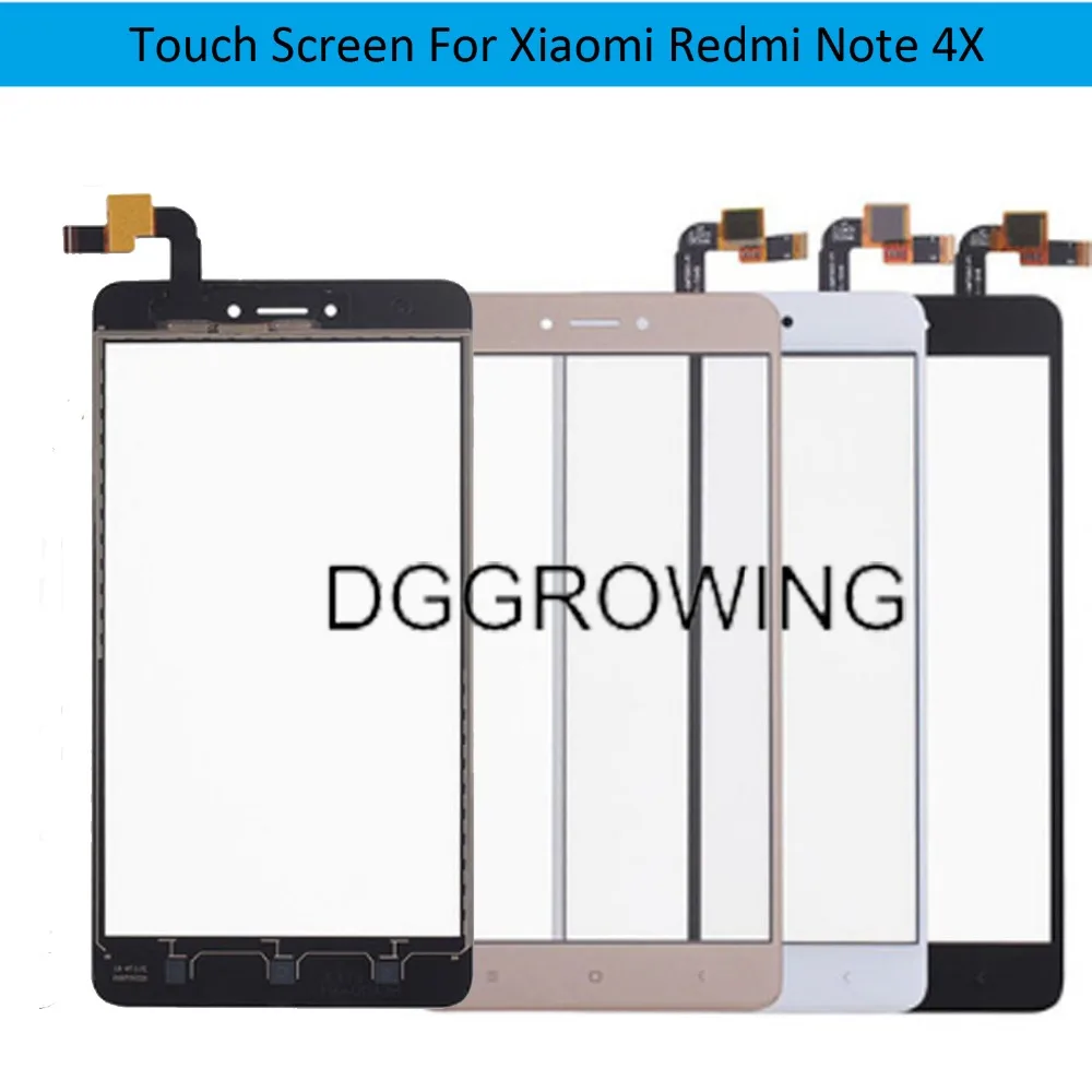 

VDG 10PCS/ Lot Digitizer Touch Screen For Xiaomi Redmi Note 4X Touch Panel Front Glass Sensor Lens Touch screen Replacement