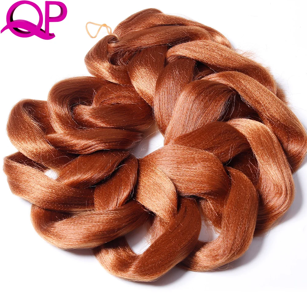 

Qp Hair Braiding Hair Bulk 82inch 165g Synthetic Jumbo Braids Hair Extensions Hair 1Piece/Lot