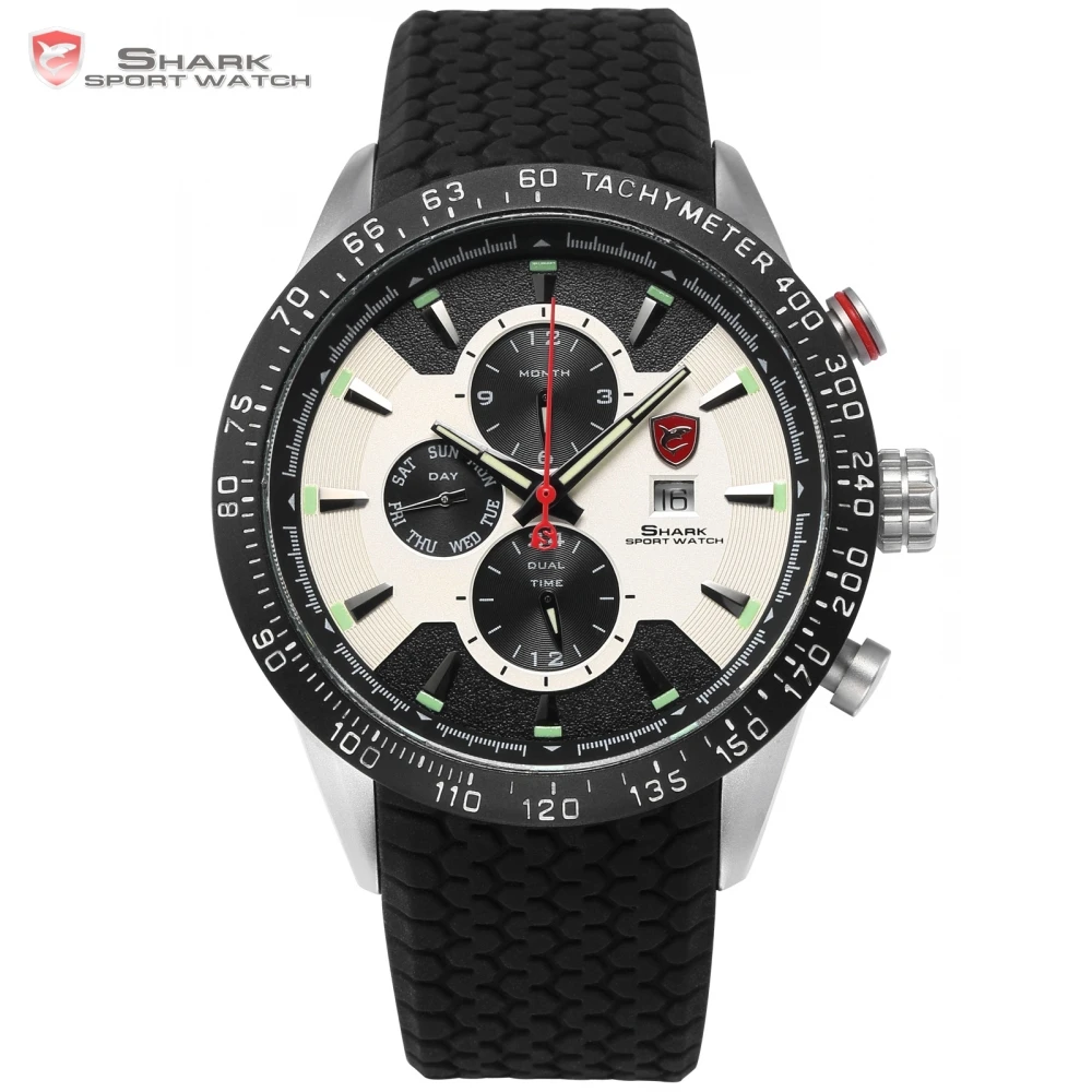 Prix pour Blacktip SHARK Sport Montre Noir Blanc 3D Cadran Date Calendrier Bande de Silicone Hommes de Messieurs de Course Bracelet À Quartz Montres Cadeau/SH396 Prix pour Blacktip SHARK Sport Montre Noir Blanc 3D Cadran Date Calendrier Bande de Silicone Hommes de Messieurs de Course Bracelet À Quartz Montres Cadeau/SH396