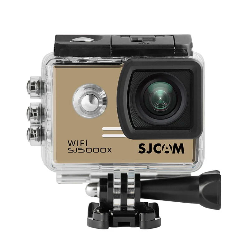 Экшн-камера SJCAM SJ5000X Elite, 4 K, WiFi, Спортивная DV Gyro, 2,0 дюймов, ЖК-экран, NTK96660, для дайвинга, 30 м, водонепроницаемая, для экстремальных видов спорта, SJ Cam - Цвет: Золотой