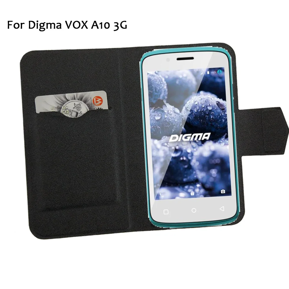 

5 Colors Hot! Digma VOX A10 3G Case Phone Leather Cover,Factory Direct Luxury Full Flip Stand Leather Phone Cases Wallet Bags