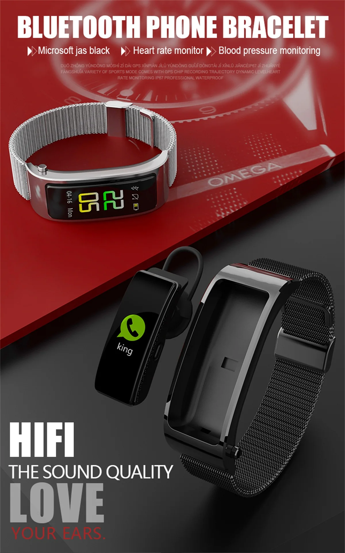 696 Y5 Answer Call Wristwatch Bluetooth 5.0 Phone Smart Bracelet Earphone Heart Rate Blood Pressure Oxygen Sleep Monitoring
