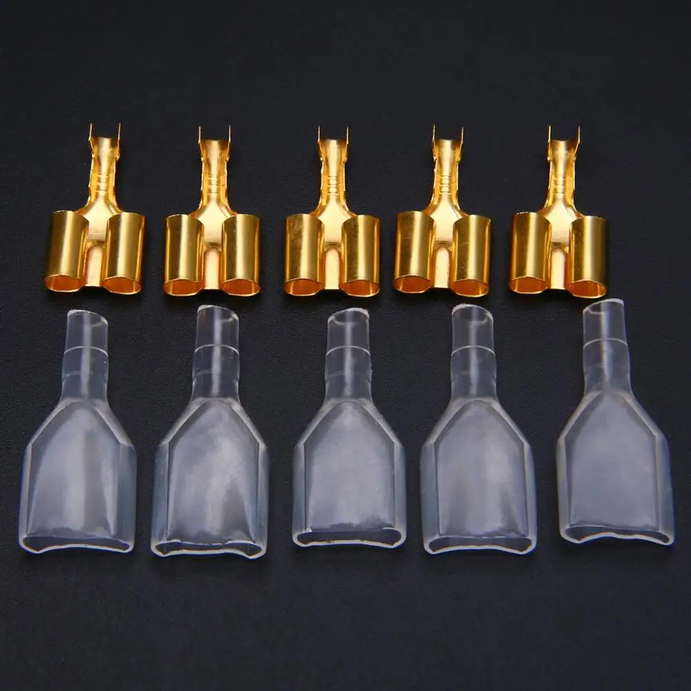 Triple 3.5mm Bullet Terminal Kit 10 Pack Motorcycle Wiring Wire