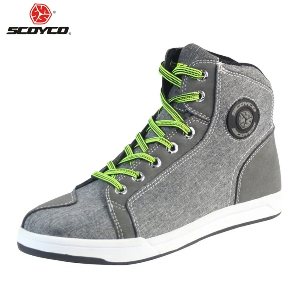 SCOYCO мотоботы Stivali Botas мото Motosiklet Bot мужские Байкерская обувь Motociclista Bottes Racing P636985