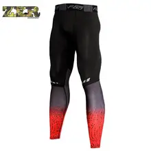 Новые компрессионные брюки спортивные колготки мужские беговые леггинсы одежда для спортзала фитнеса спортивные Леггинсы мужские брюки