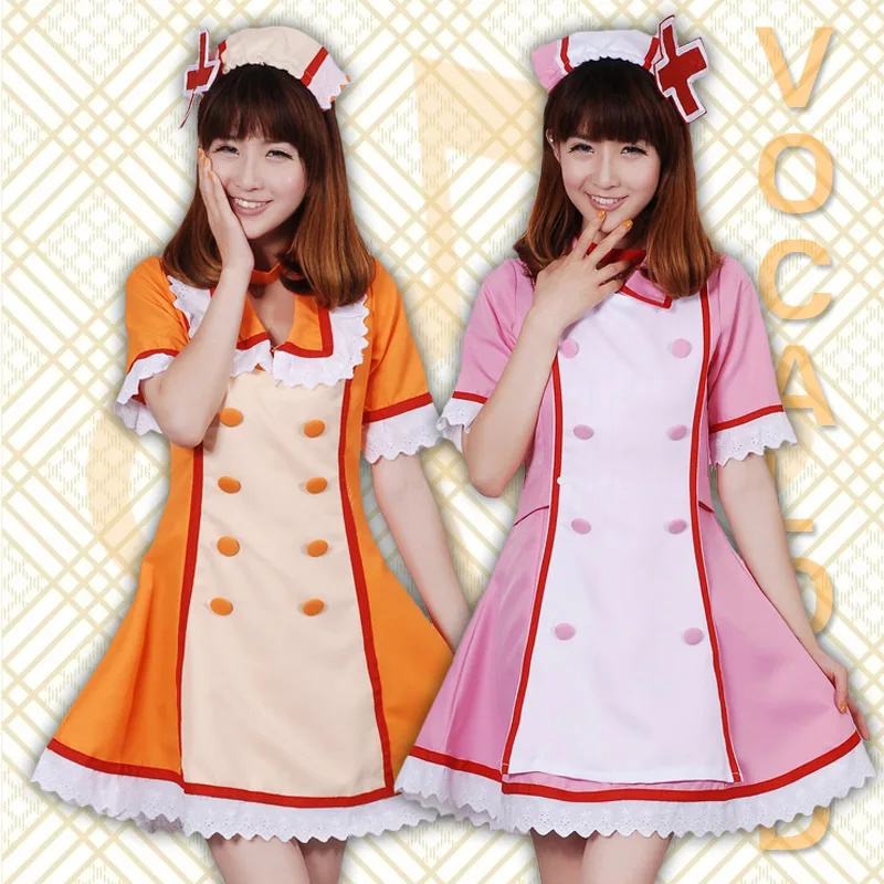 

Milky Way Anime VOCALOID Hatsune Koiiro Byouto Uniform COS Cosplay Costume Clothing With Button For Halloween