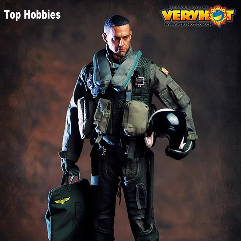 HOT FIGURE TOYS VERYHOT 1/6 VH1049 101st US Navy Fighting combat squadron pilot Equipment suit Dark Sickle Hand/Relentless Reape