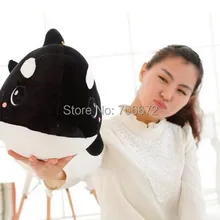 Набивная игрушка с животными, большая 75 см милая плюшевая игрушка Дельфин, мультяшная кукла Дельфин подушка, рождественский подарок w9636