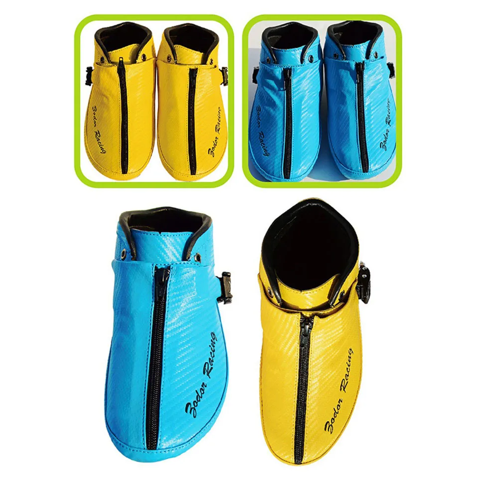 JEERKOOL الأسطوانة ألياف الكربون الجليد الجليد التمهيد للأطفال الكبار الأزرق 165/195 جبل المسافة مضمنة سرعة تزلج Patins SX9