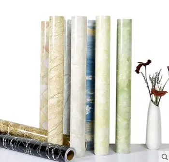 

Marble self-adhesive wallpaper wallpaper cabinet countertop cooktop sill paint furniture renovation stickers waterproof