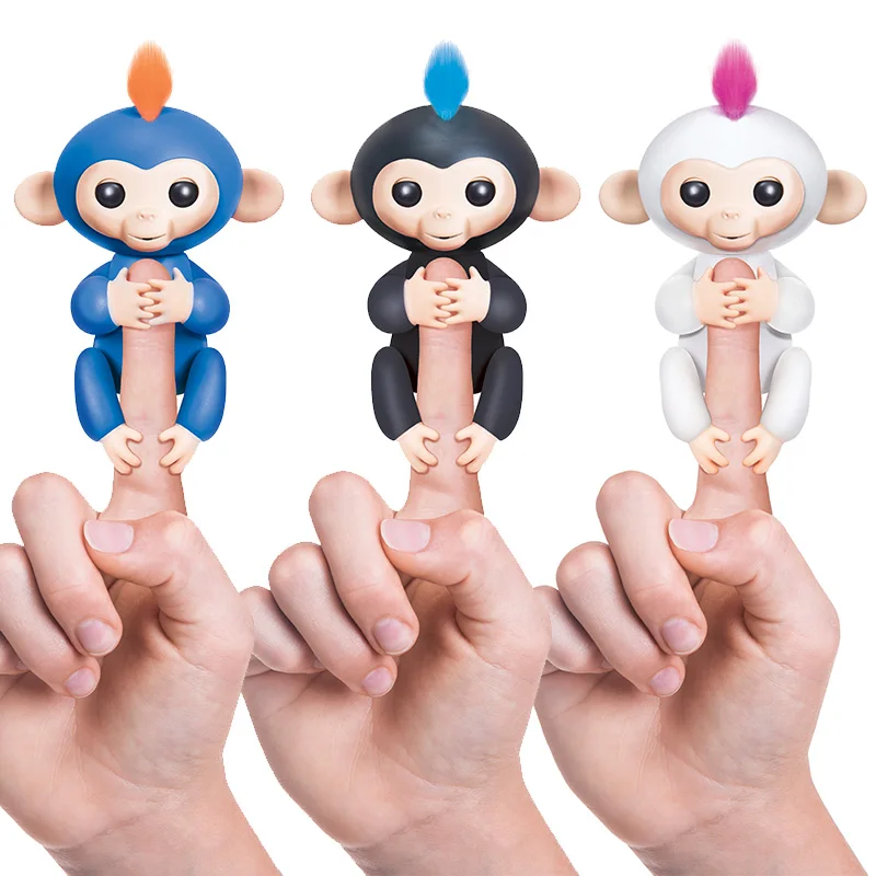 Dedo do Bebê Animal de Estimação Wowwee Genuína Licença Fingerlings Macaco Interativo Bebê Brinquedo Inteligente Ponta Dedo Mod. 109639 2 High Quality Brinquedos e hobbies
