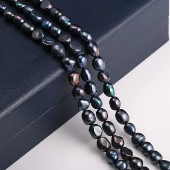 

100% Natural Freeform Freshwater Cultured Pearls Beads DIY Beads for Jewelry Making DIY Strand 15 Inches Size 6mm-7mm